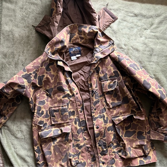 Camouflage Woolrich & Gore-Tex Hooded Jacket